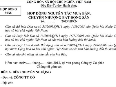 Những cái bẫy trong hợp đồng mua bán nhà đất